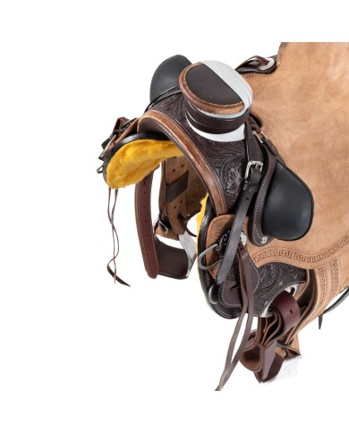 WESTERN WADE RACH FLOWER TOOLING REVERSE SADDLE