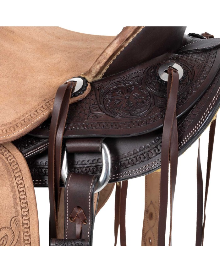 WESTERN WADE RACH FLOWER TOOLING REVERSE SADDLE