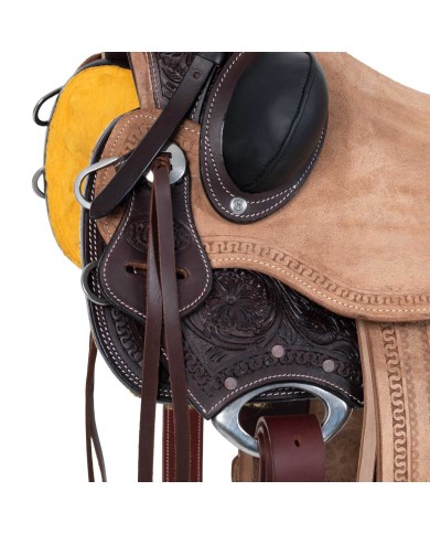 WESTERN WADE RACH FLOWER TOOLING REVERSE SADDLE