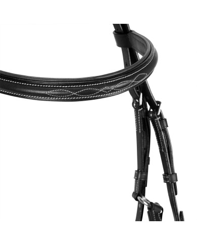 Testiera con capezzina messicana e montone sintetico Testiera con capezzina messicana e montone sintetico