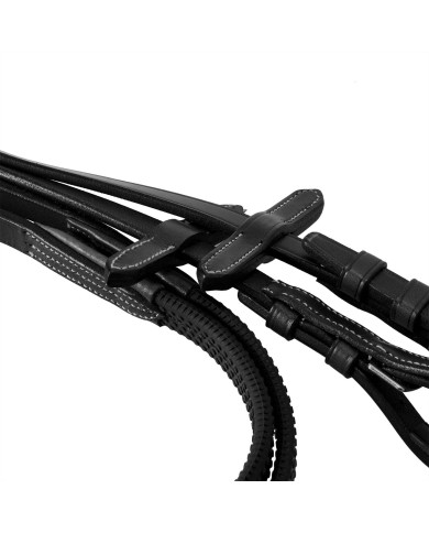 Testiera con capezzina messicana e montone sintetico Testiera con capezzina messicana e montone sintetico