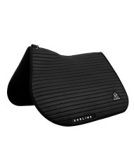 STRIPE SUEDE JUMPING SADDLE PAD