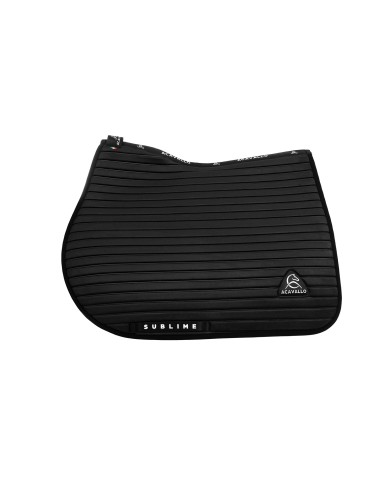 STRIPE SUEDE JUMPING SADDLE PAD