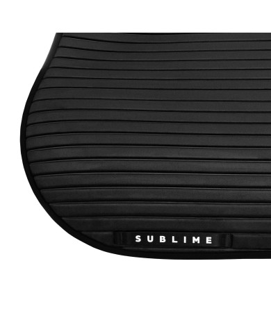 STRIPE SUEDE JUMPING SADDLE PAD