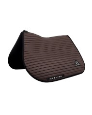 STRIPE SUEDE JUMPING SADDLE PAD