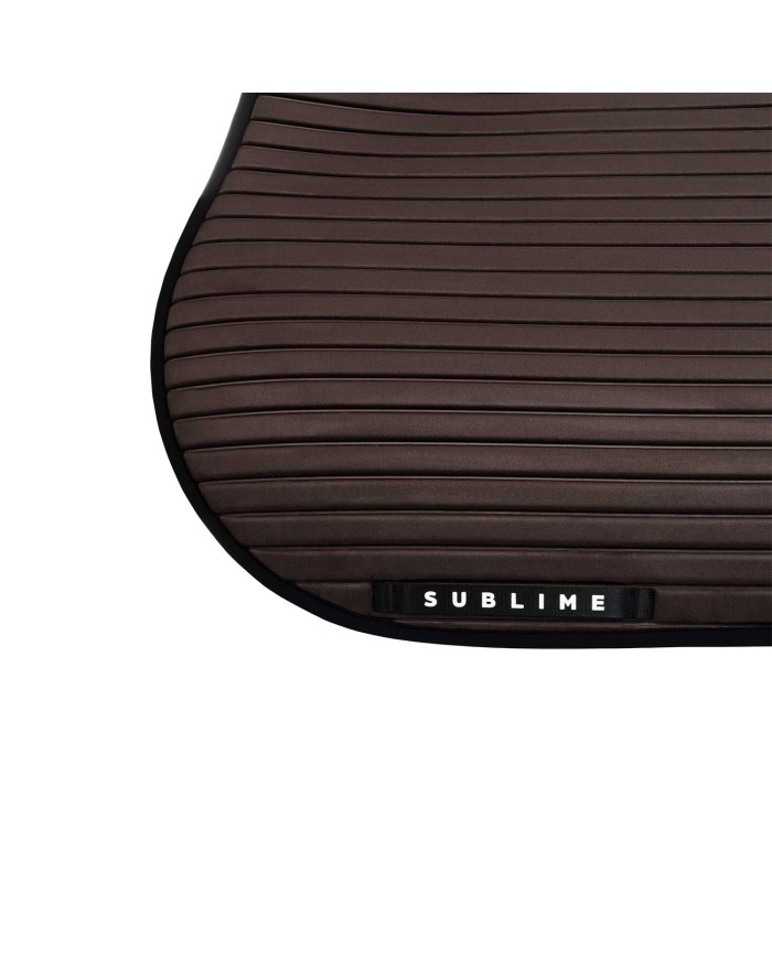 STRIPE SUEDE JUMPING SADDLE PAD