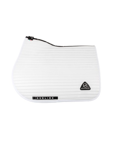 STRIPE SUEDE JUMPING SADDLE PAD