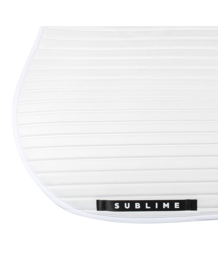 STRIPE SUEDE JUMPING SADDLE PAD