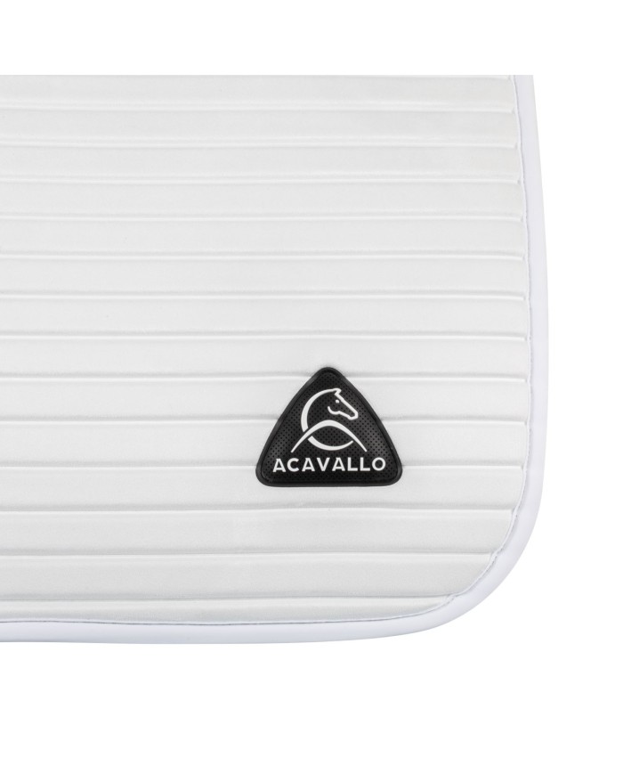 STRIPE SUEDE JUMPING SADDLE PAD