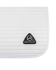 STRIPE SUEDE JUMPING SADDLE PAD