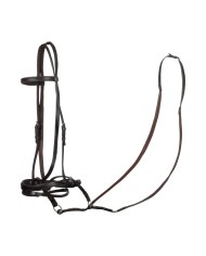 TESTIERA BITTLESS HORSE BALL C/REDINI