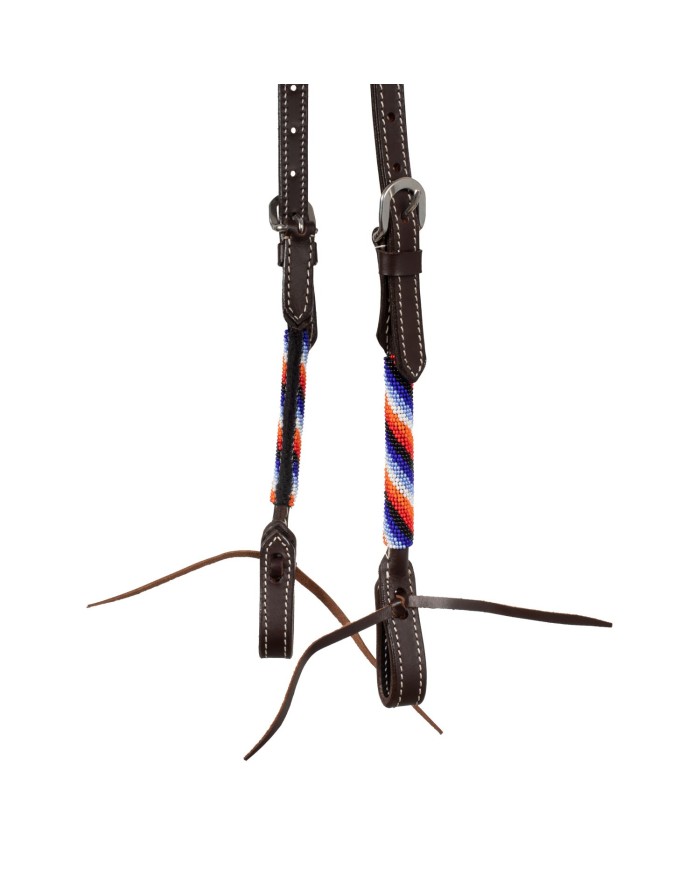 ONE EAR BEADED EMBRODERY BRIDLE