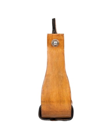 YS WIDE WOOD WESTERN STIRRUPS