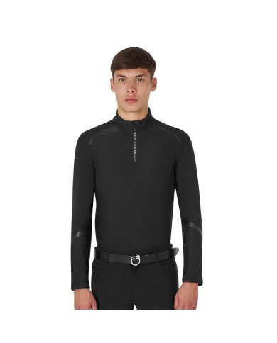 MEN S TECHNICAL TRAINING POLO SHIRT LS ZIP