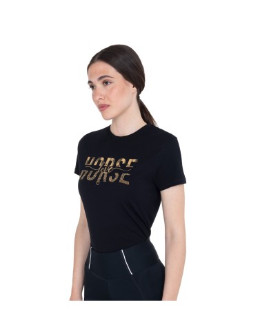WOMEN S HORSE LOVE COTTON T-SHIRT