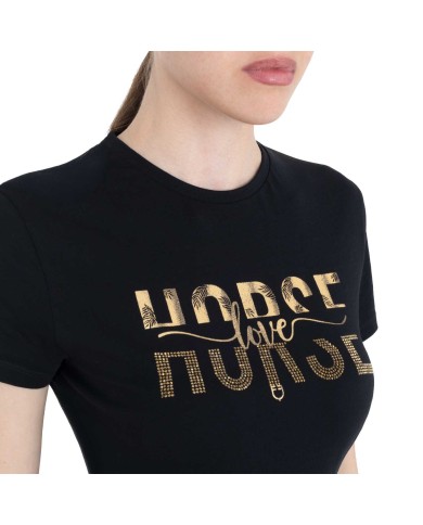 WOMEN S HORSE LOVE COTTON T-SHIRT