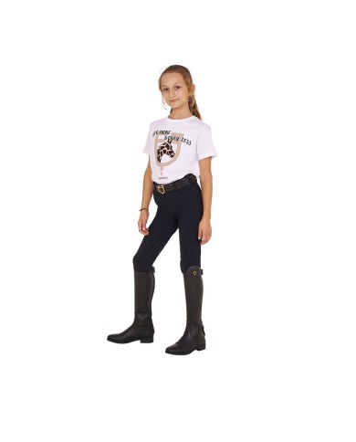 GIRL S RIDE MORE WORRY LESS COTTON T-SHIRT