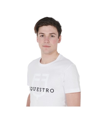 T-SHIRT UOMO LOGO FLOCKED EQUESTRO