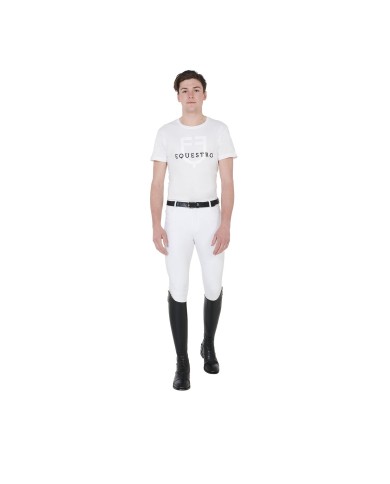 T-SHIRT UOMO LOGO FLOCKED EQUESTRO