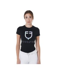 WOMEN S MULTICOLOR LOGO COTTON T-SHIRT