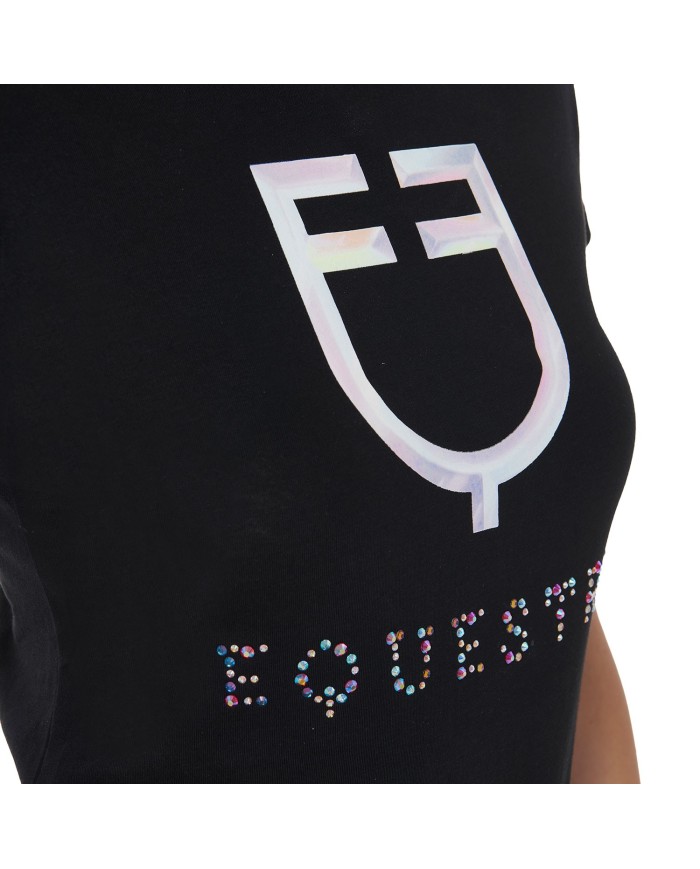 WOMEN S MULTICOLOR LOGO COTTON T-SHIRT