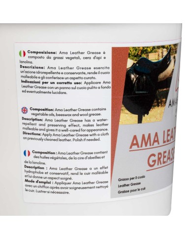 AMA LEATHER GREASE GRASSO PER CUOIO (2.5 KG)