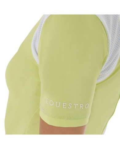 WOMEN S TRAINING POLO SHIRT SS ZIP