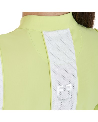 WOMEN S TRAINING POLO SHIRT SS ZIP