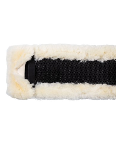 WESTERN WIDE GEL GIRTH SAVER SHEEPSKIN
