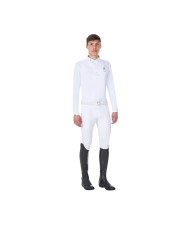MEN S COMPETITION POLO LS BUTTONS EQUESTROxFISE