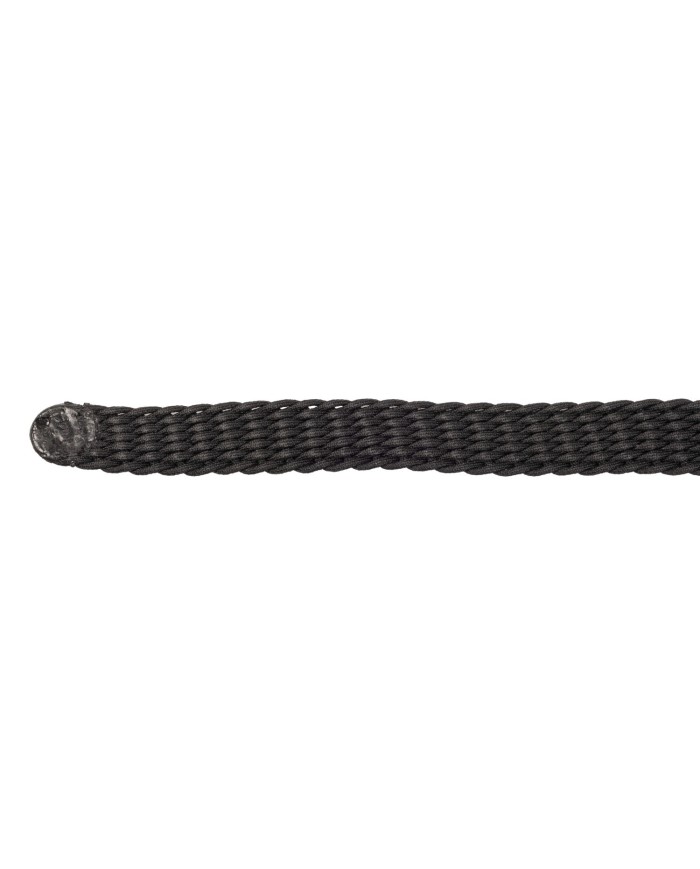 HS SPUR STRAPS PERLON BLACK 45CM W.BUCKLE STEEL CHR.PL.