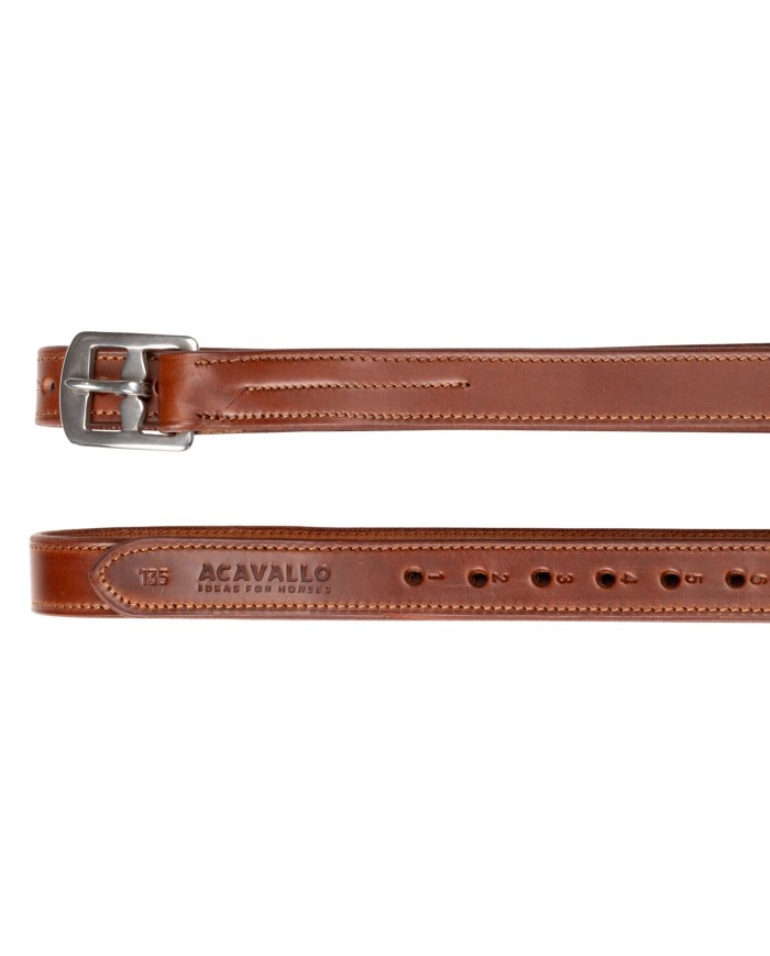 CALFSKIN STIRRUP LEATHERS NYLON REINFORCED