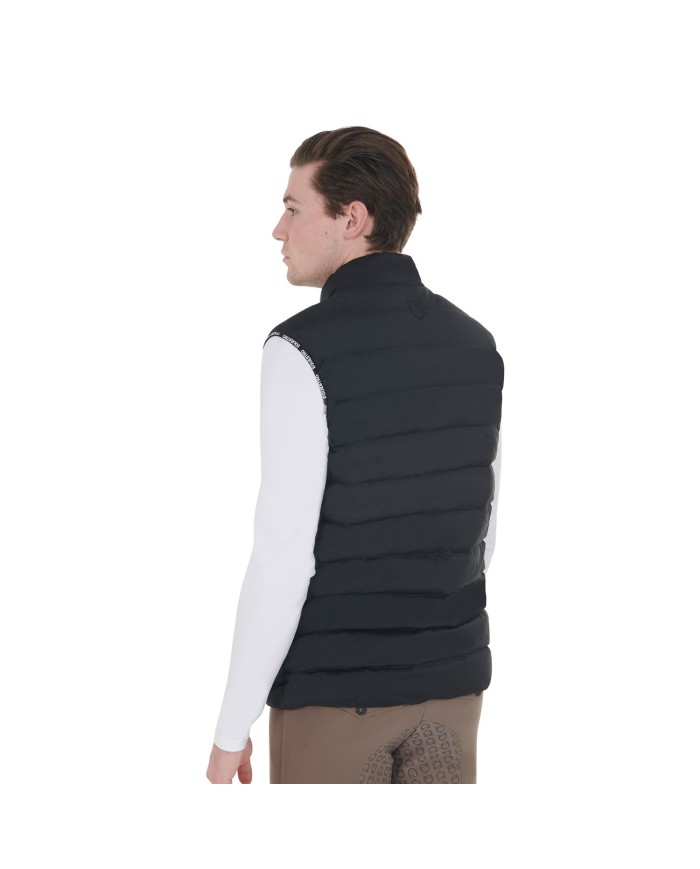 MEN S STRETCH FABRIC QUILTED VEST
