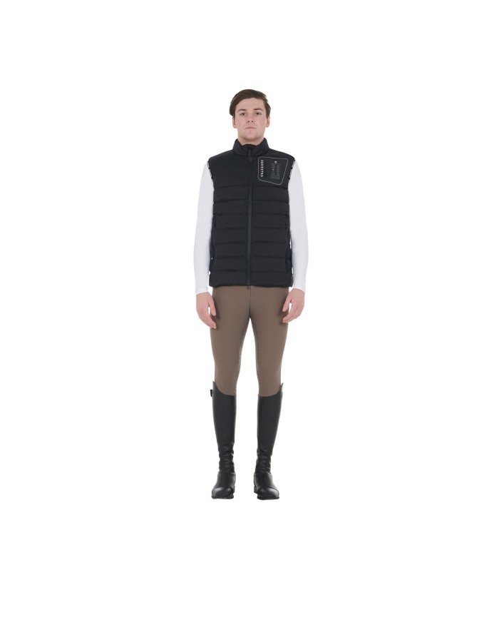MEN S STRETCH FABRIC QUILTED VEST
