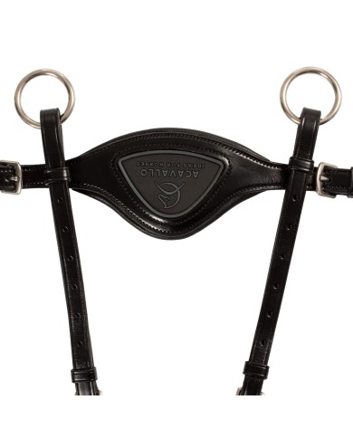 ANATOMICAL LEATHER 5 POINT ATTACHMENT BREASTPLATE