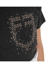 GIRL S PINK DIAMOND LOGO COTTON T-SHIRT