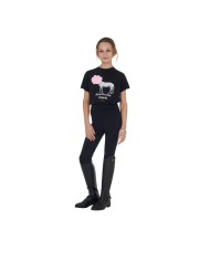 GIRL S HEAD IN THE CLOUDS COTTON T-SHIRT
