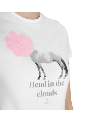 WOMEN S HEAD IN THE CLOUDS COTTON T-SHIRT