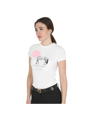 WOMEN S HEAD IN THE CLOUDS COTTON T-SHIRT