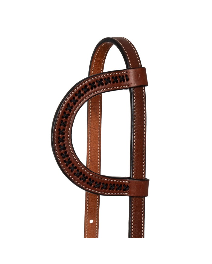 X-STITCH ONE EAR WESTERN BRIDLE