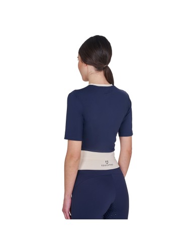 WOMEN S CROSS CROPPED TRAINING POLO SHIRT SS