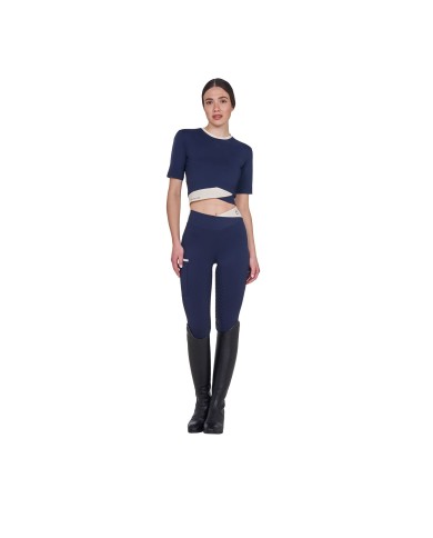 WOMEN S CROSS CROPPED TRAINING POLO SHIRT SS