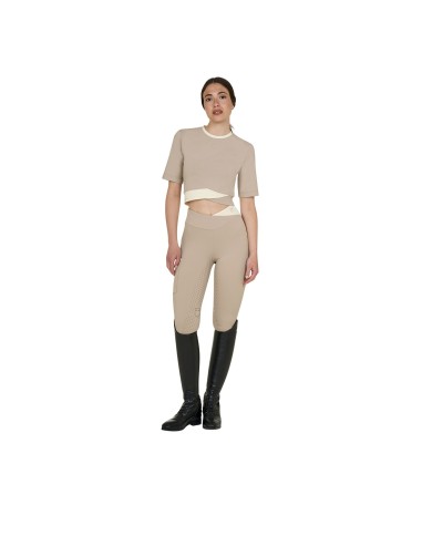WOMEN S CROSS CROPPED TRAINING POLO SHIRT SS