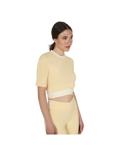 WOMEN S CROSS CROPPED TRAINING POLO SHIRT SS