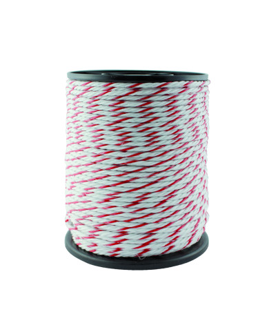 CORDA ELETTRICA SUPERIOR BIANCO/ROSSA 6MM 200 MT CORDA ELETTRICA SUPERIOR BIANCO/ROSSA 6MM 200 MT