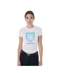 WOMEN S PSYCHEDELIC LOGO COTTON T-SHIRT