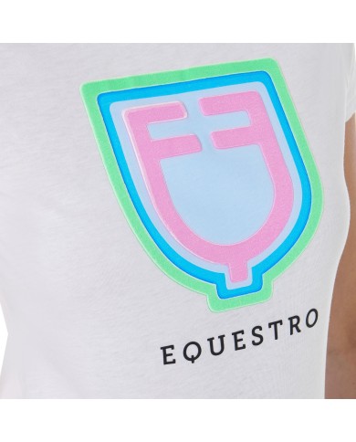 WOMEN S PSYCHEDELIC LOGO COTTON T-SHIRT