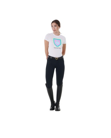 WOMEN S PSYCHEDELIC LOGO COTTON T-SHIRT