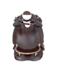 WESTERN WADE RANCH FLOWER TOOLING SADDLE