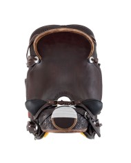 WESTERN WADE RANCH FLOWER TOOLING SADDLE
